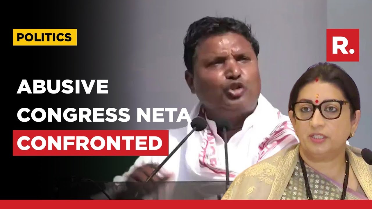 Republic confronts Youth Congress President Srinivas BV over insulting remarks against Smriti Irani