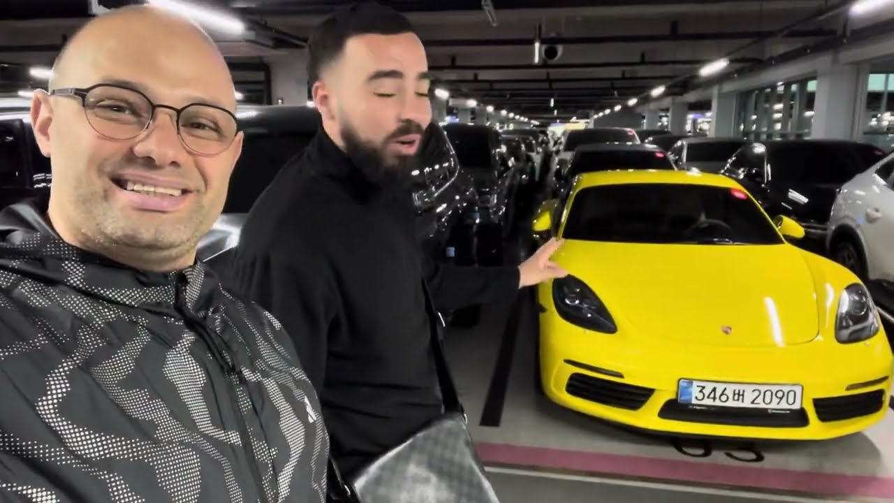 في اكبر سوق سيارت فخمة في كوريا مع ضيوف من فرنسا   biggest used cars market in korea وسويسرا