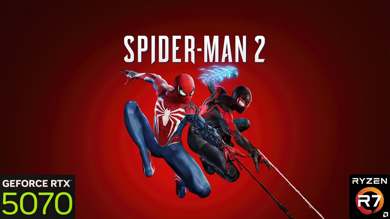 RTX 5070 - R7 7800X3D - Marvel's Spider-Man 2 - 1440p 1080p