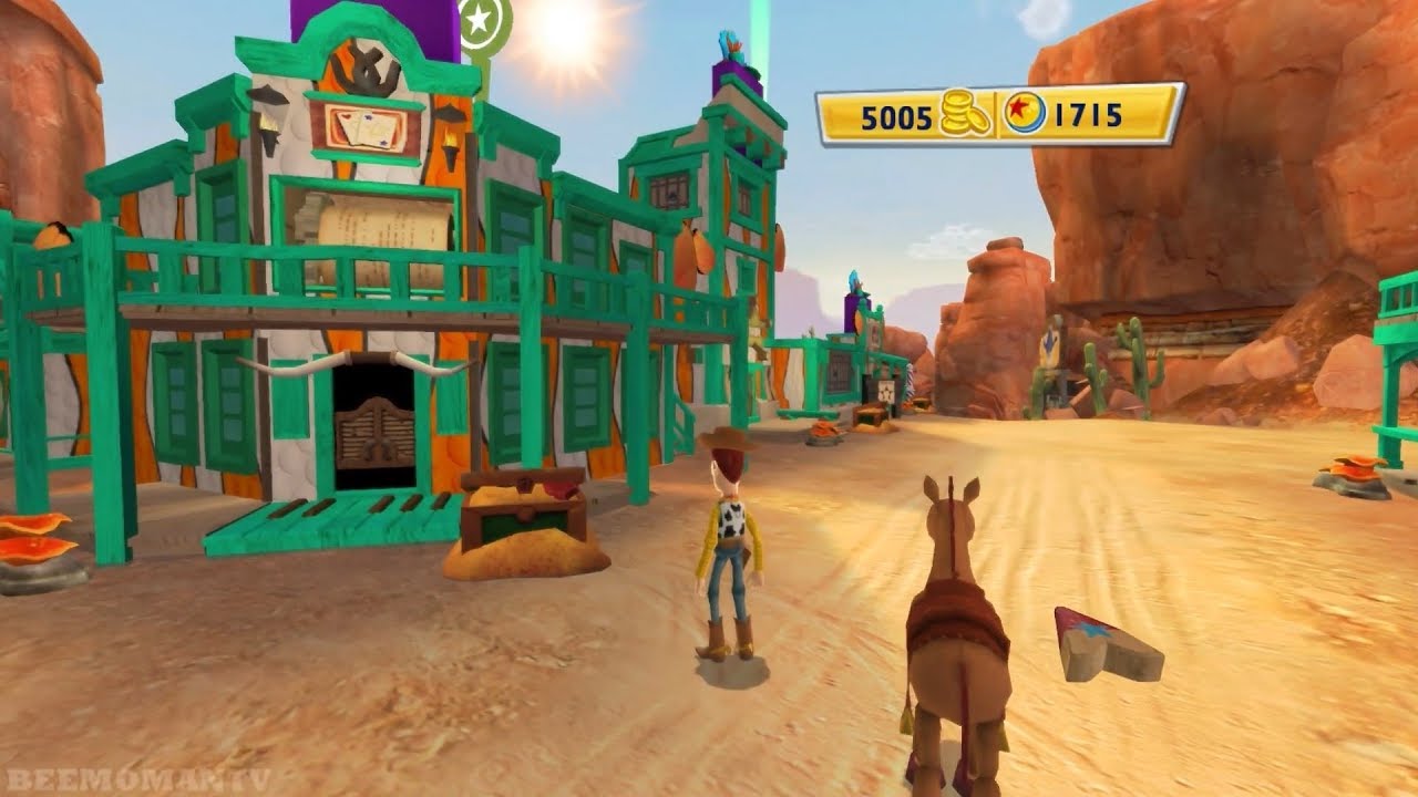 Toy Story 3: The Video Game - Woody's Roundup (Toy Box Mode) Walkthrough Part 2