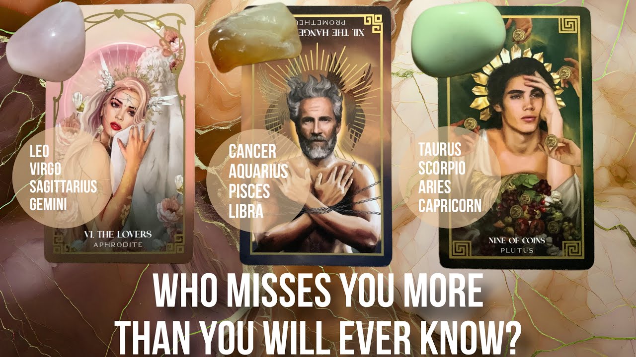 Who Misses You More Than You Will Ever Know?🥺😩😨- Pick A Card Tarot Reading