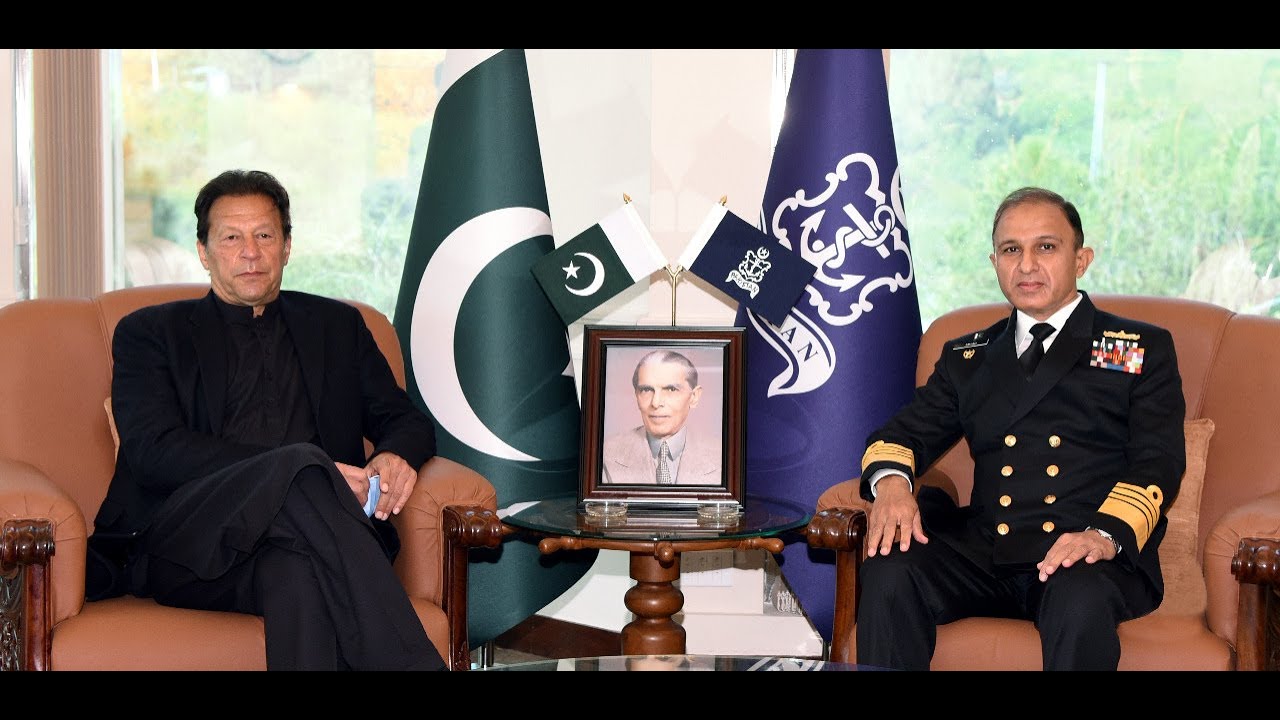 PRIME MINISTER IMRAN KHAN VISITS NAVAL HEADQUARTERS