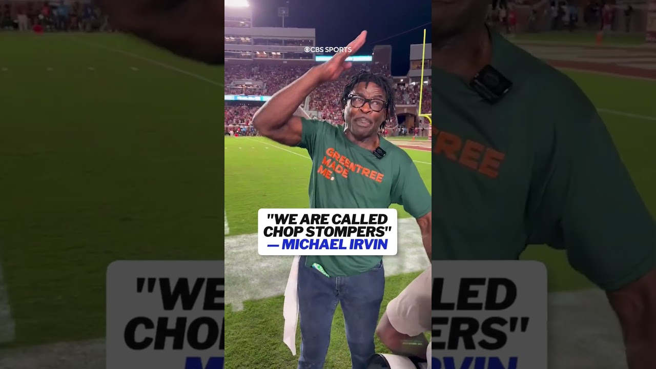 Michael Irvin is TURNT for Miami vs Florida State 👀
