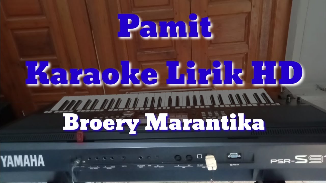 Pamit - Broery Marantika | Karaoke Lirik HD