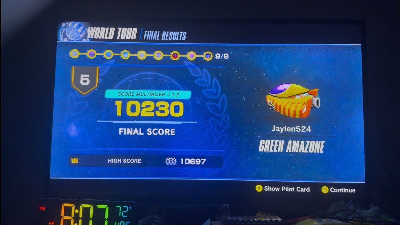 F-Zero 99 Frozen World Tour (Green Amazone) 10,230 pts 5th place