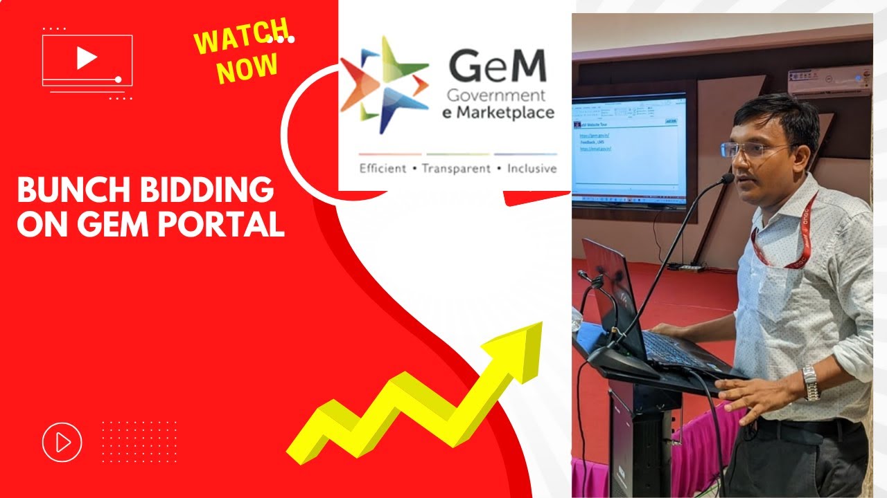 Bunch Bidding  on GeM Portal #gem #government #contractors #bidding