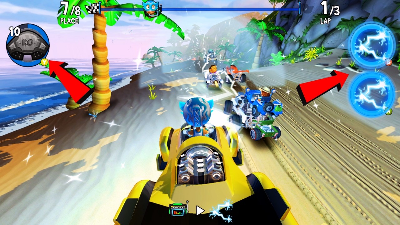 LIGHTNING STRIKES EVERYONE ⚡ TOTAL DESTRUCTION  Beach Buggy Racing 2