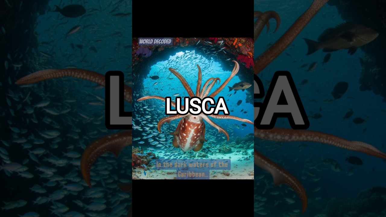 Lusca - Caribbean sea monster #shorts #seamonster #worlddecoded