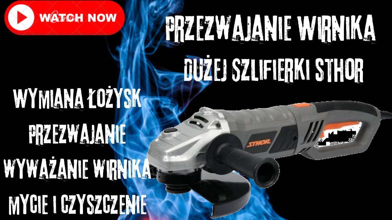 Przezwajanie Wirnika Szlifierki Krok po Kroku - Spalony Wirnik  Naprawa Szlifierki Sthor.