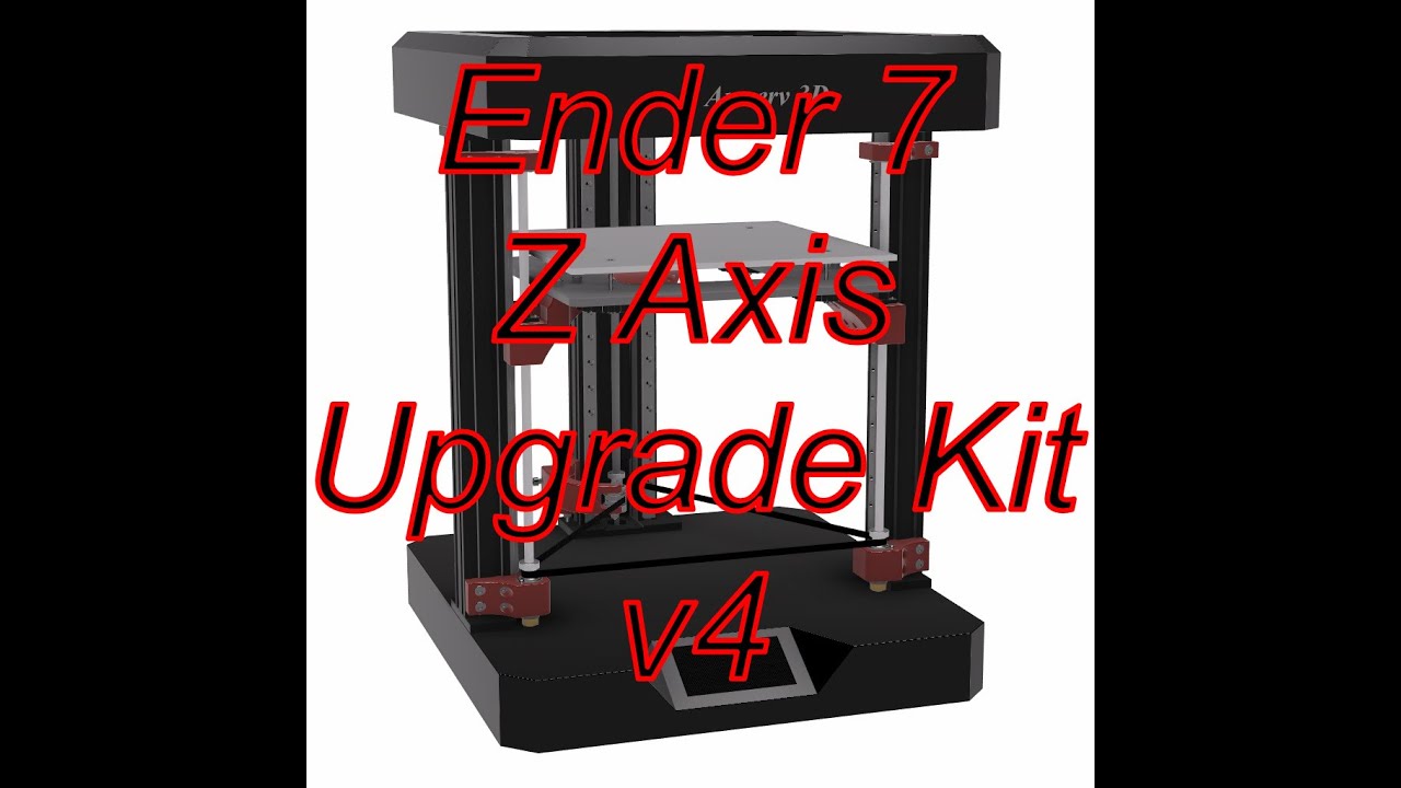 Amserv 3D Ender 7 Z Axis Upgrade Kit V4 - Installation Video