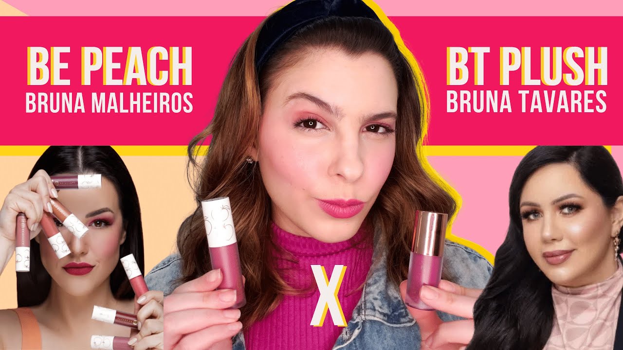 BE PEACH OU BT PLUSH? | Comparativo dos Novos Blushes Líquidos BM Beauty e Bruna Tavares!