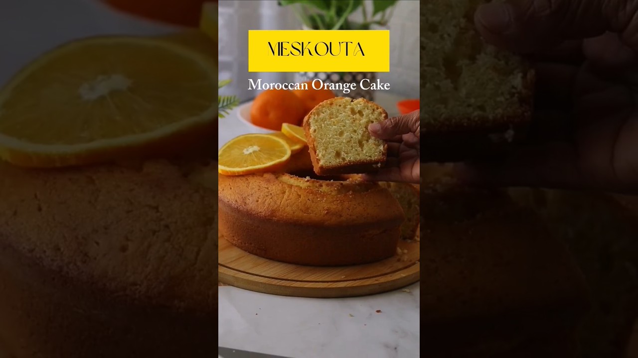 Mescouta #moroccan orange cake #shorts
