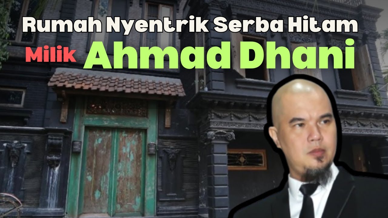 Rumah AHMAD DHANI di Pondok Indah Nuansa Klasik Serba Hitam ‼️‼️