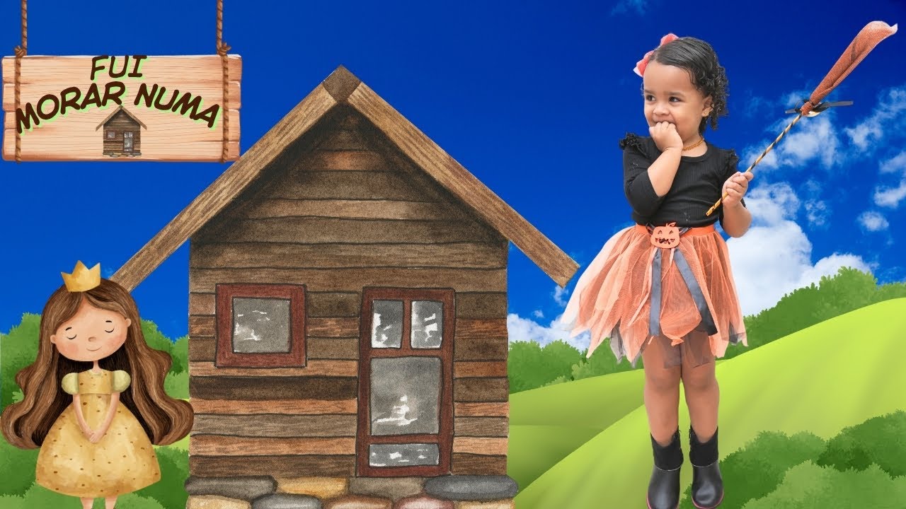 FUI MORAR NUMA CASINHA - ( GALINHA PINTADINHA ) - [ POR GATINHA FLOR ]