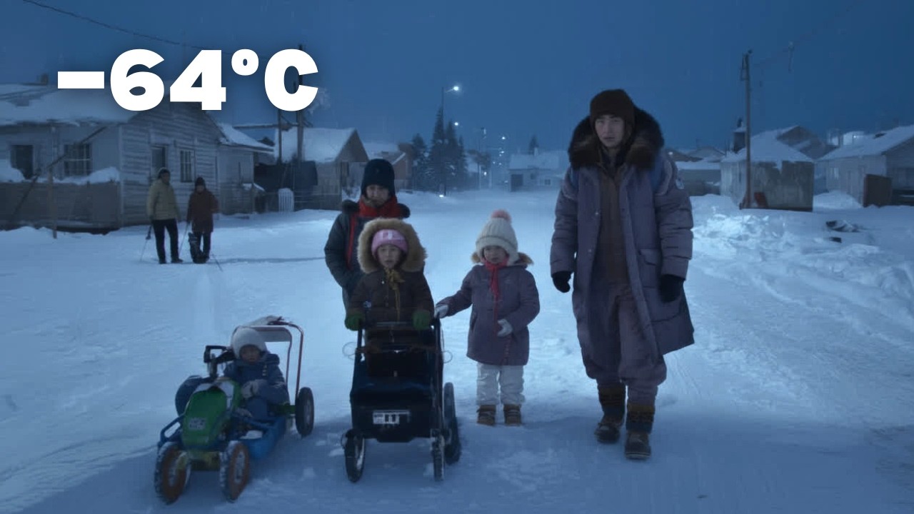 A Day in the Life of a Family in the Coldest Village on Earth (&minus;64&deg;C, &minus;84&deg;F) Yakutia, Siberia