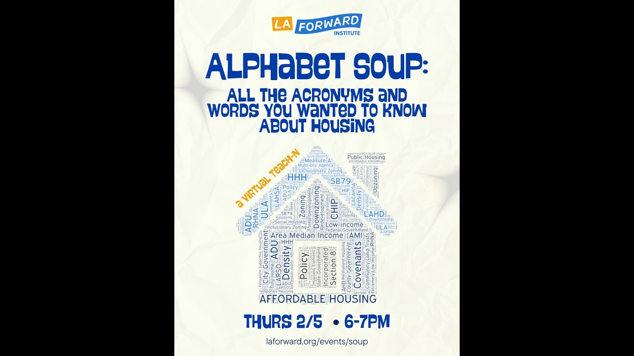 Alphabet Soup: All the Acronyms and Words You Wanted to Know About Housing