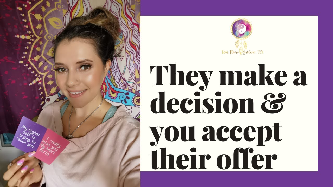 TWIN FLAME READING | Someone making a decision and about to give an offer. You accept! 💕