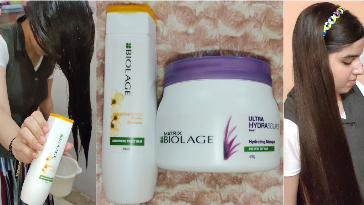Matrix Biolage Smooth Proof Shampoo & Hair Mask/Review And Full Demo/Proffessional HairCare Routine