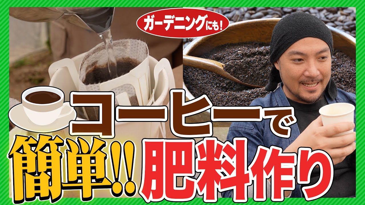 【家庭菜園】コーヒーかすと米ぬかを使ったぼかし肥料の作り方をまるっと紹介！
