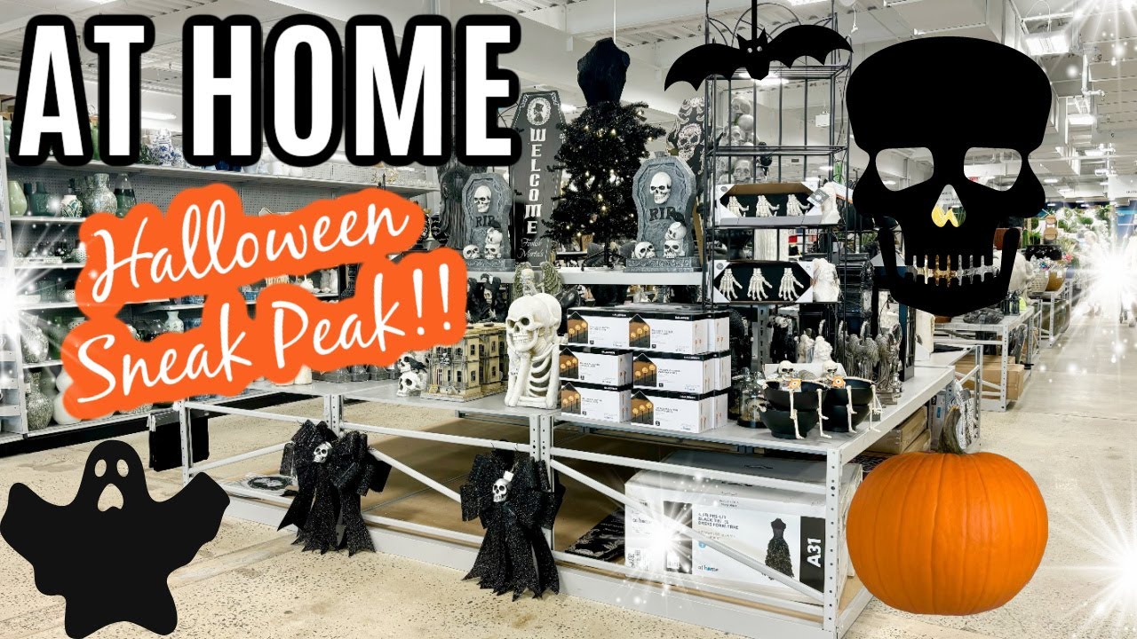 AT HOME STORE EARLY HALLOWEEN DECOR! Code Orange & Halloween Hunting! Halloween Shop w/ me Fall 2024