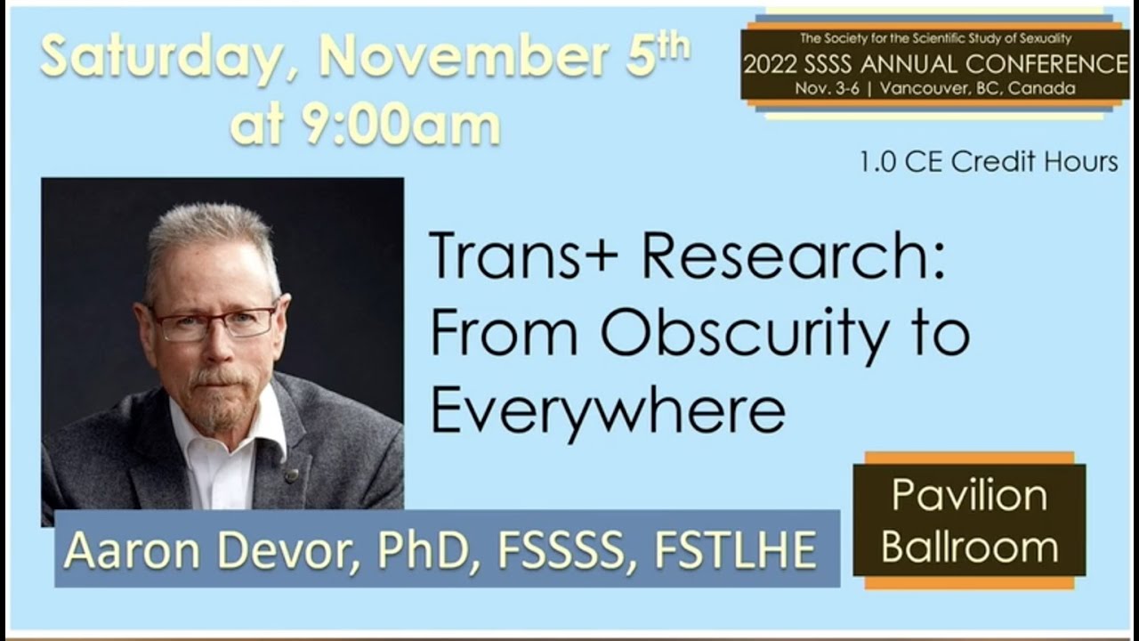 2022 SSSS Annual Conference: Dr. Aaron Devor 