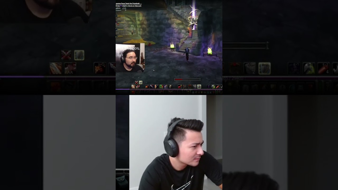 WoW Gameplay: Frostbolt Face Tank & Healing Fails #shorts