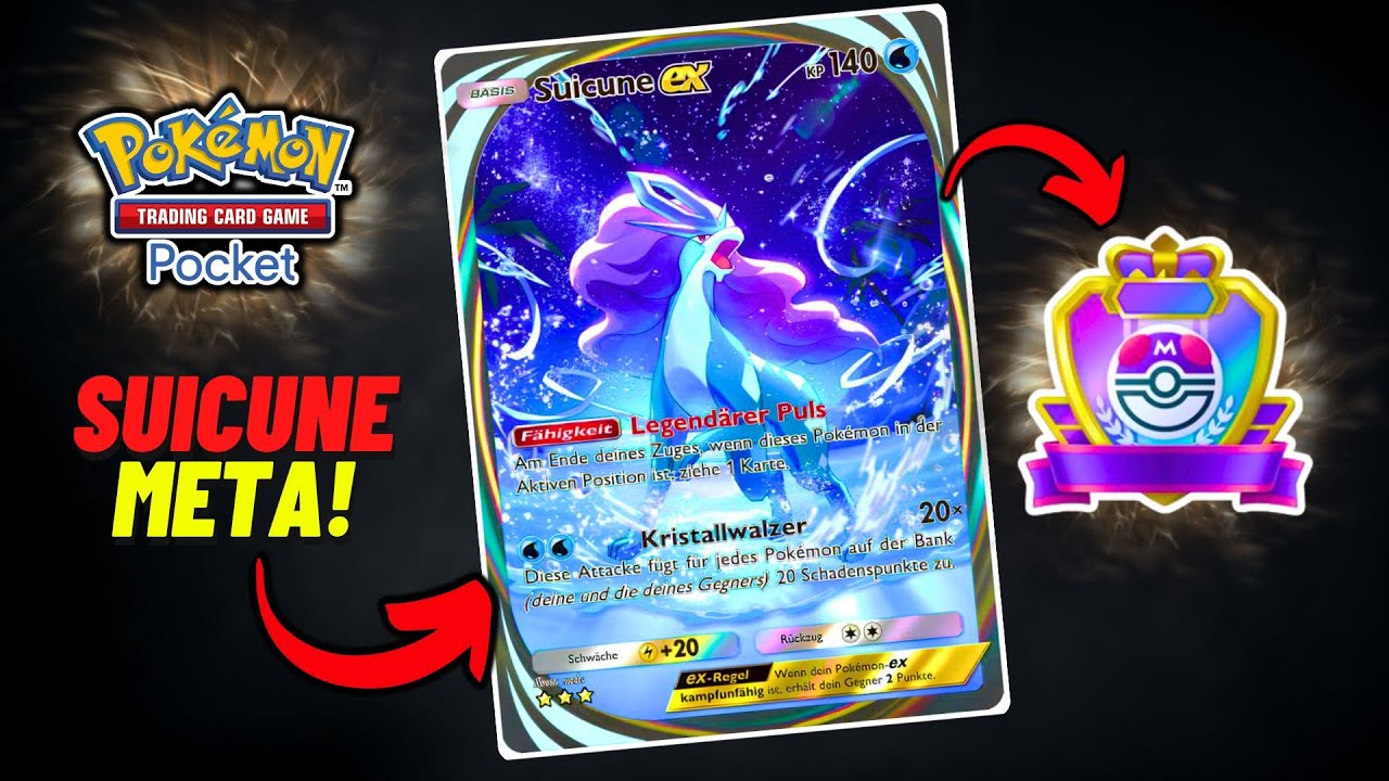 WARUM DIESES SUICUNE DECK EINFACH UNGLAUBLICH IST! PALKIA EX IST WIEDER ZURÜCK! | Pokemon TCG Pocket