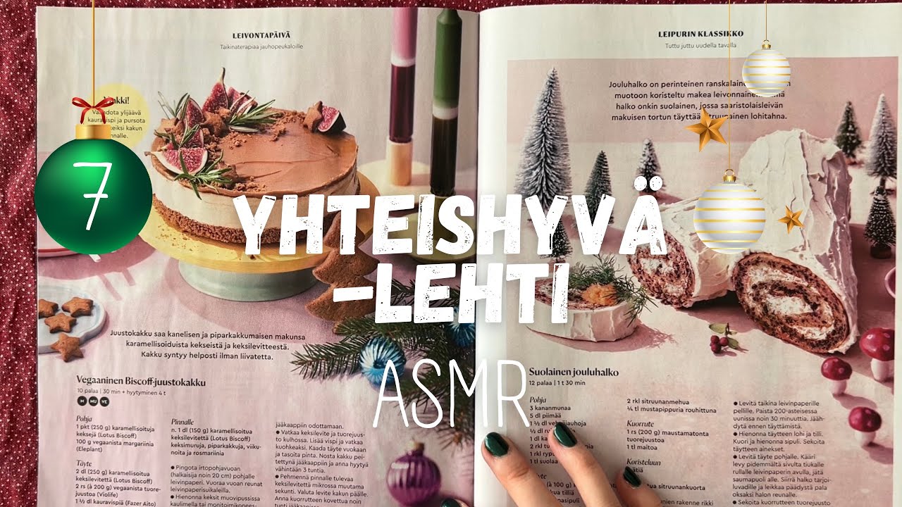 ASMR SUOMI - Yhteishyvä -lehti 🎄