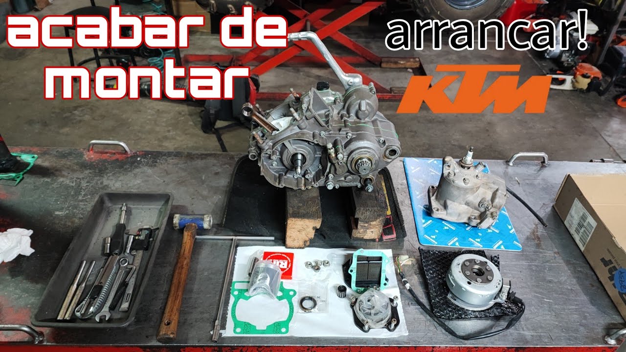 motor KTM 125. Rebuild engine. Part 3