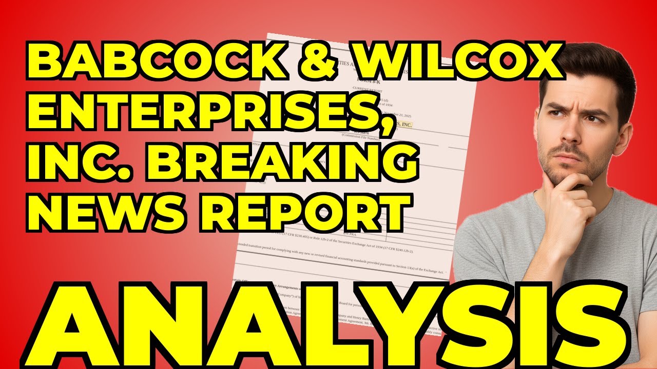 My insight on Babcock & Wilcox's director retirement & finance