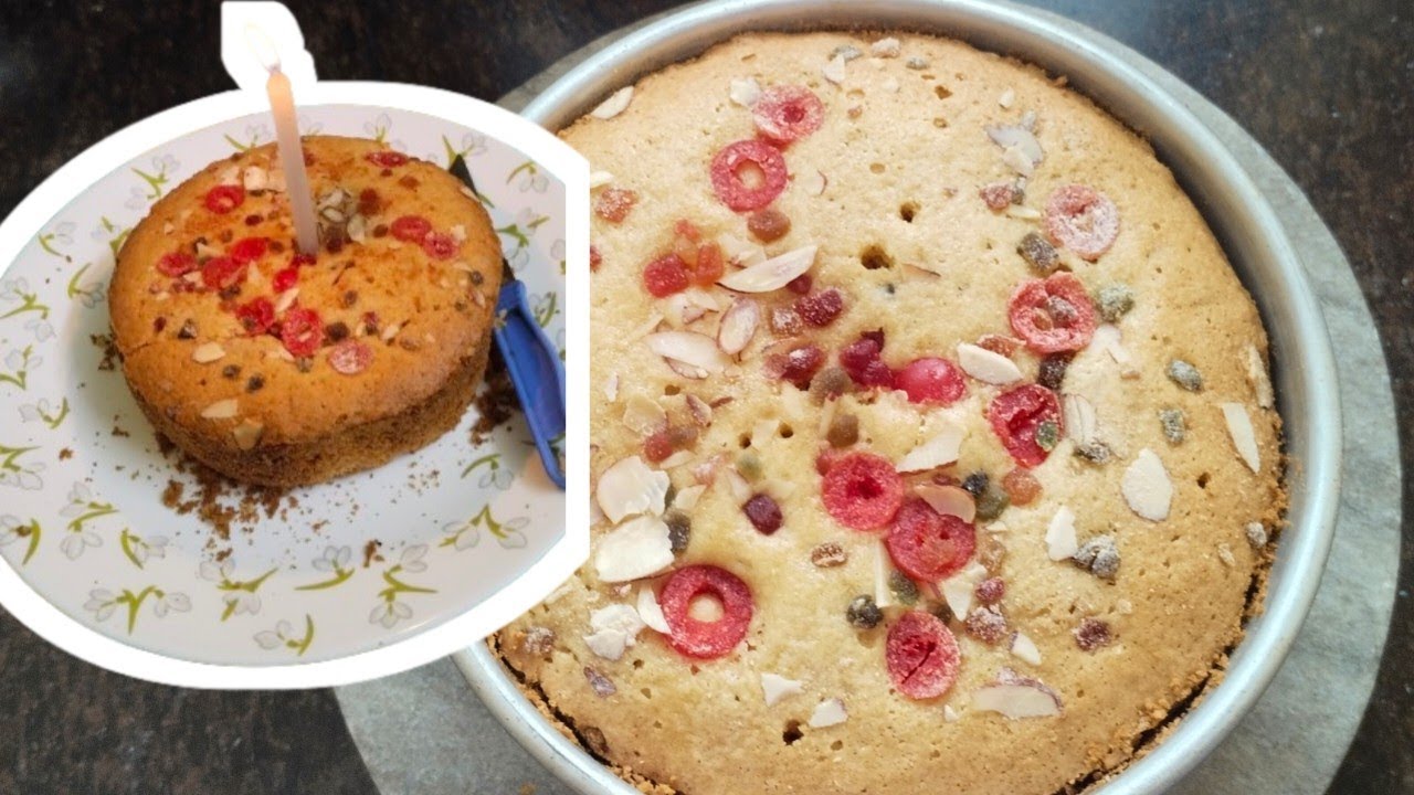 Valentine's Day স্পেশাল ফ্রুইট কেক বানালাম বাড়িতে