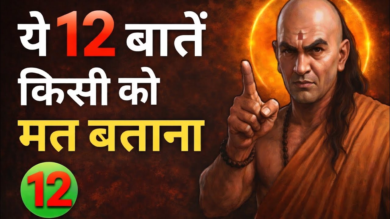 दूसरों से छुपाकर रखें ये 12 बातें | चाणक्य नीति | Chanakya Niti