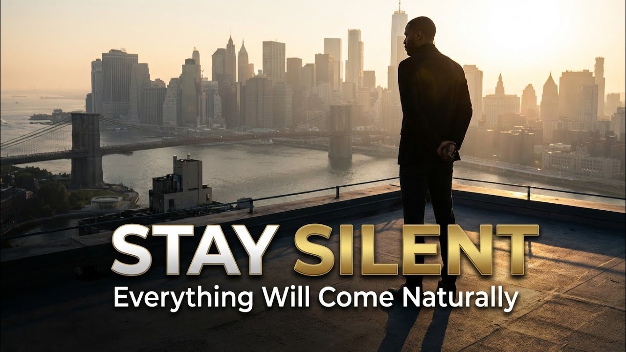 STAY SILENT AND EVERYTHING WILL COME NATURALLY | Motivational Speech Inspired by BillionaireMindsetB