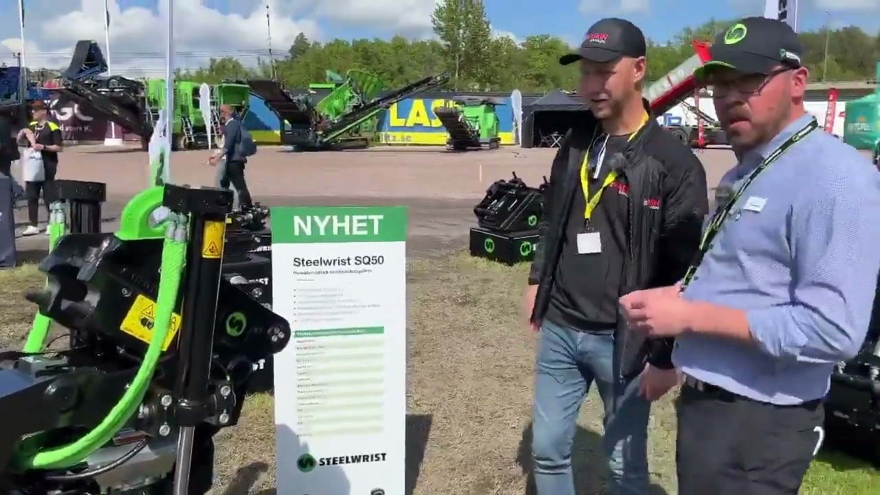 Kolla in nyheterna i @steelwrist  monter på Svenska Maskinmässan