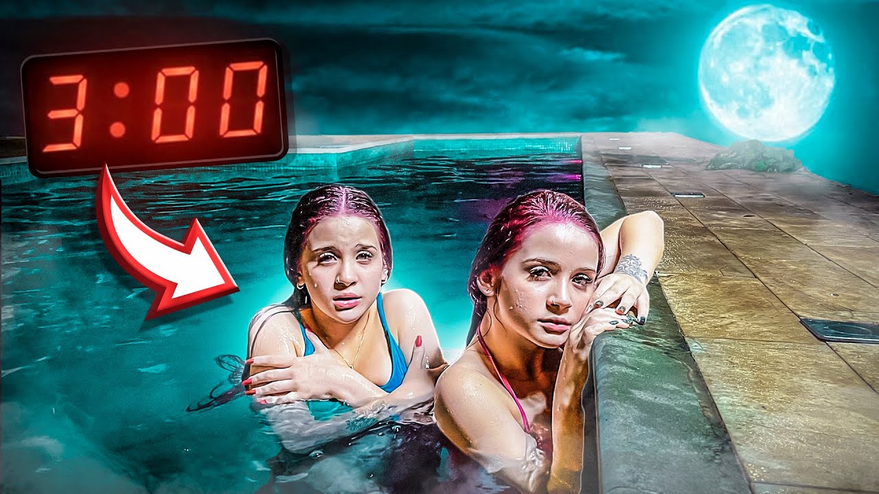 ENTRAMOS NA PISCINA AS 03 HORAS DA MANHÃ!!