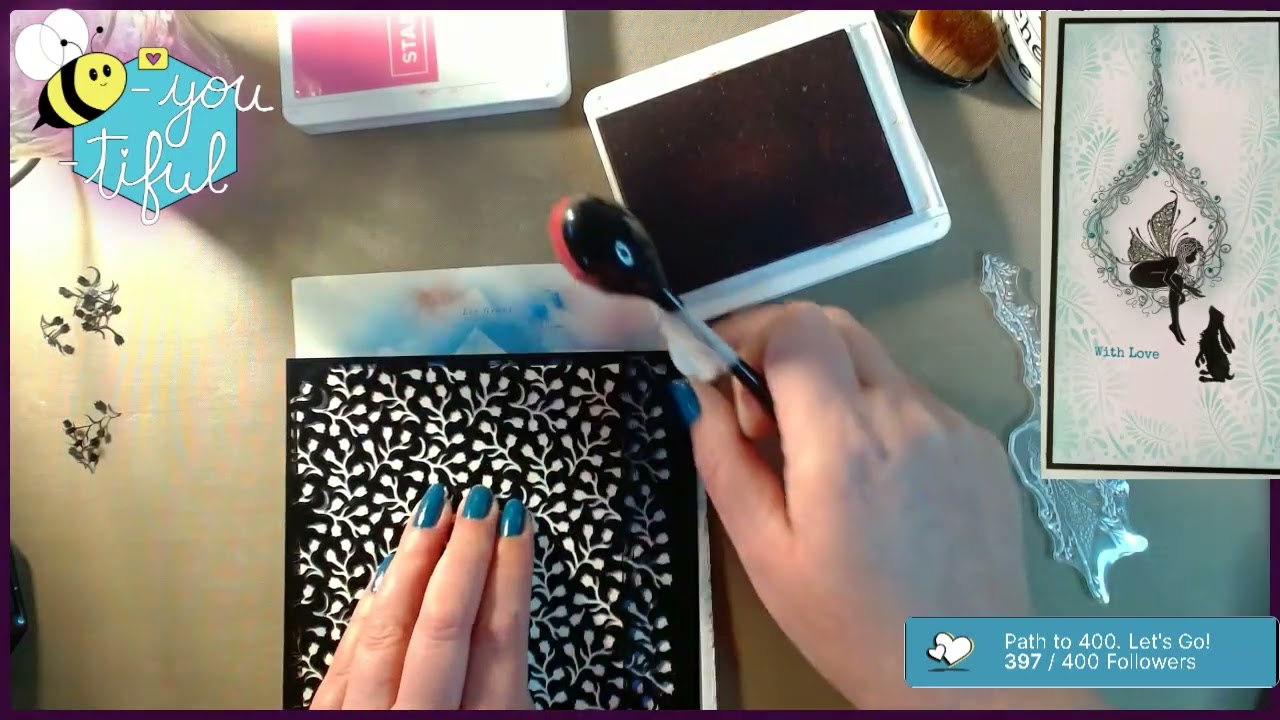 also use a matte gel or medium to prime both sides.