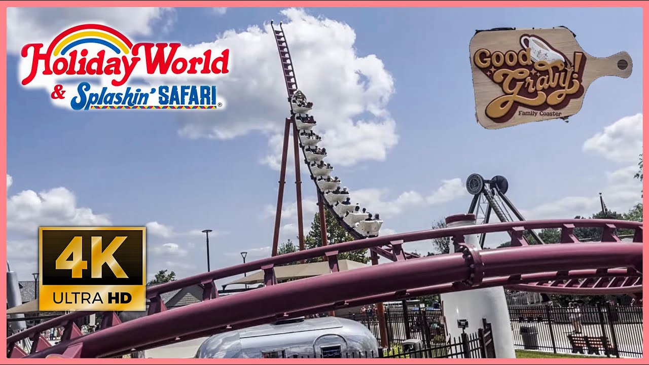 Good Gravy! - Midwest Thanksgiving Coaster- 4K Off-Ride | Holiday World