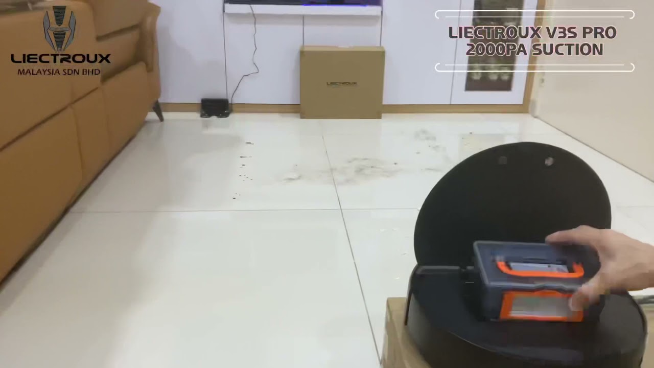 LIECTROUX V3S Pro Most Economical 3 in 1  WiFi App Control Adjustable Suction Robot Vacuum Cleaner