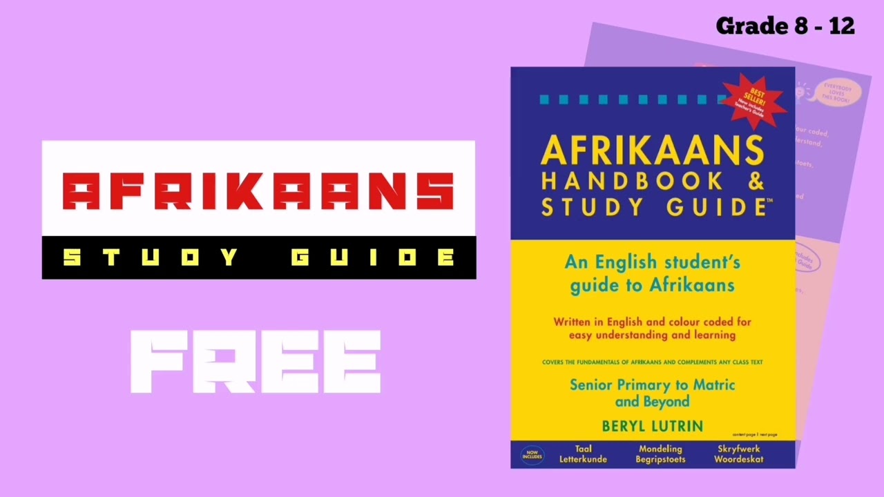 📘 FREE Afrikaans Study Guide | Grade 8&ndash;12 | Easy Afrikaans for English Students