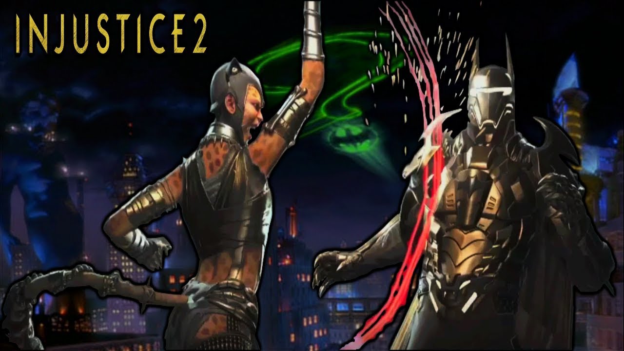 Injustice 2 - 2 Epic Online Matches w/ MK Background Music