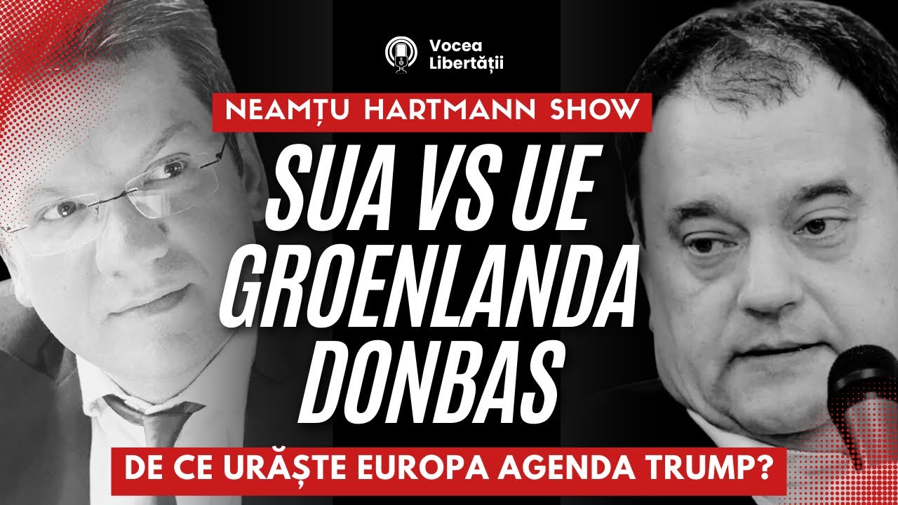 🎙 Neamțu Hartmann Show despre războiul UE cu Rusia și SUA (via Donbas & Groenlanda)