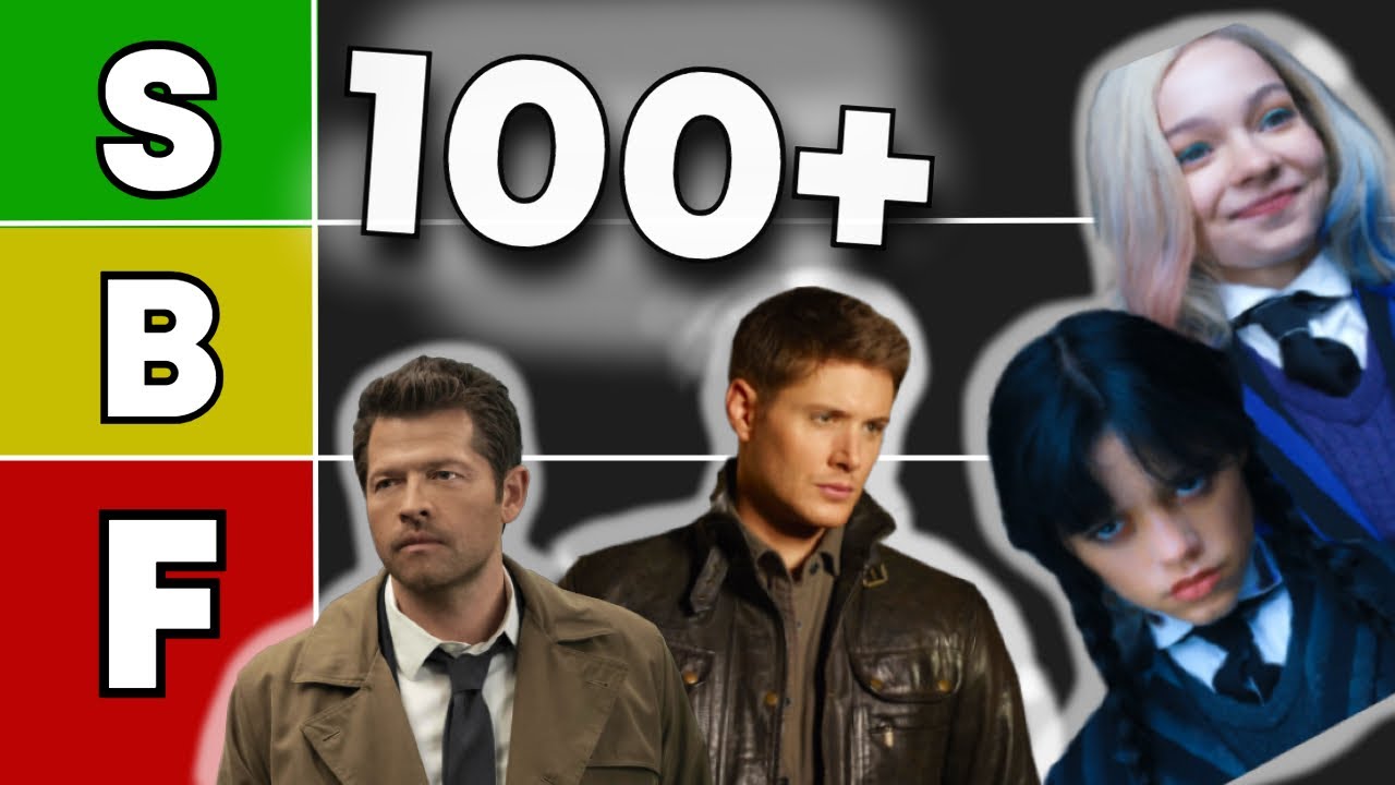 ULTIMATE OTP TIERLIST (AO3's Top 100 Ships of 2023)