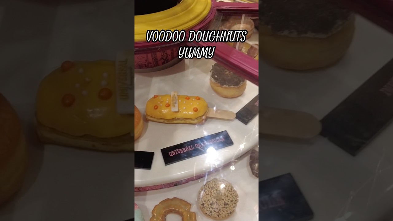 The doughnut carousel at VooDoo doughnuts in Orlando 