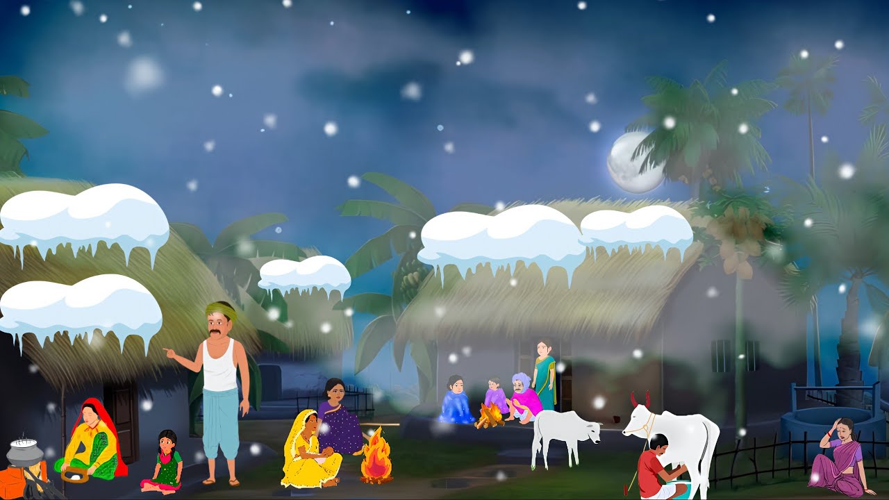 ठंड में कोहरे बारिश का कहर | Thand Me Barish Ki Maar | Hindi Kahani | Bedtime Stories 