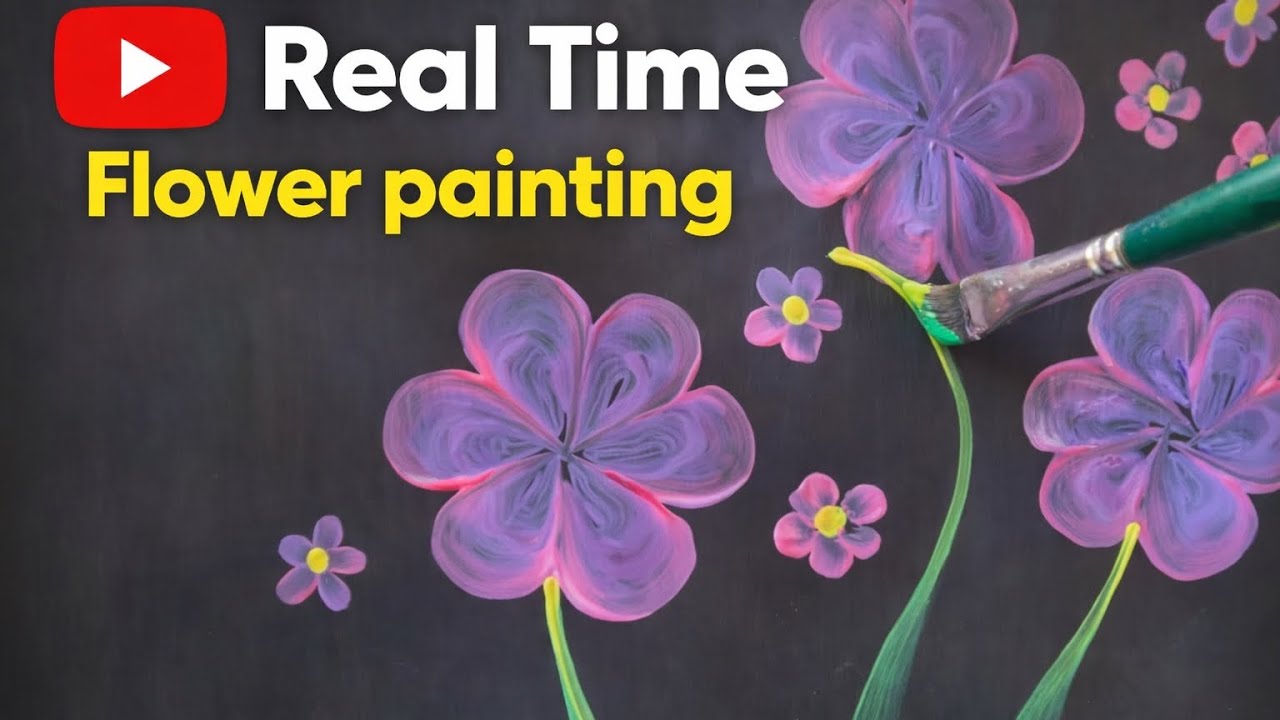Real Time Flower painting 