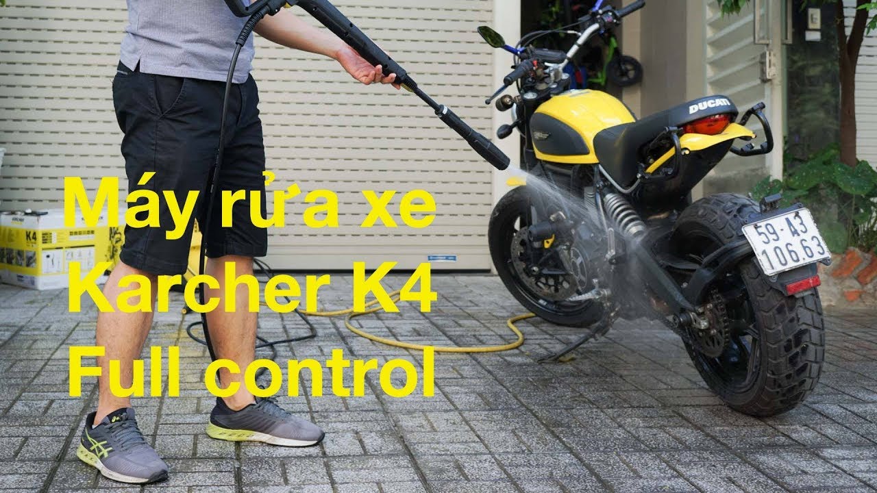 Trên tay Karcher K4 Full Control: Mô tơ brushless, rửa xe ngon