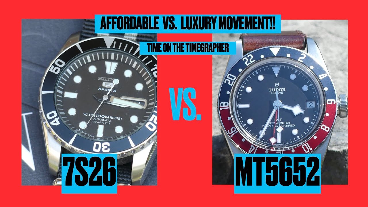 Seiko 7S26| Tudor BB MT5652 TIME ON TIMEGRAPHER