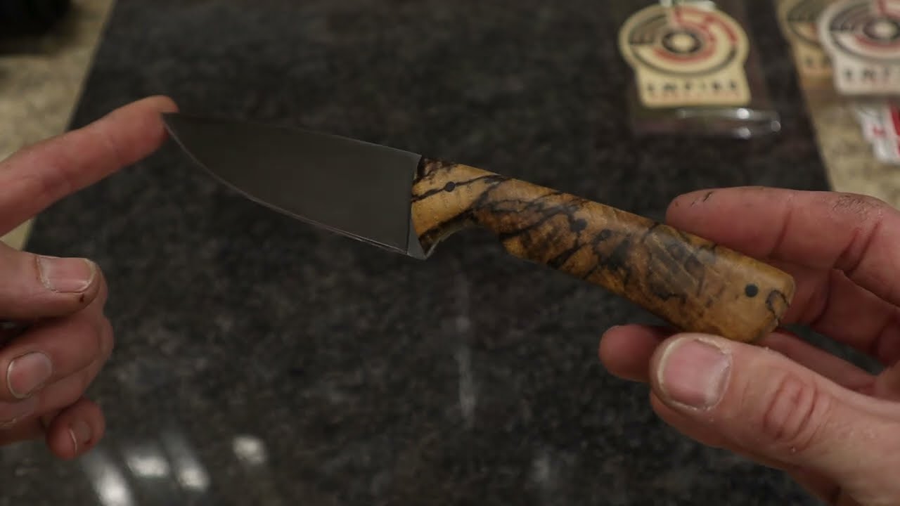 Spalted maple handle material - knife making -