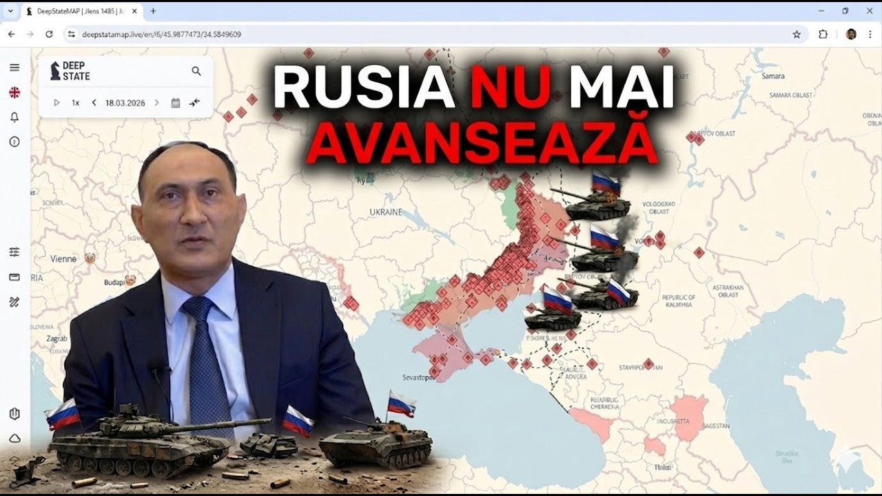 IATĂ DE CE RUSIA NU MAI POATE AVANSA ÎN UCRAINA...