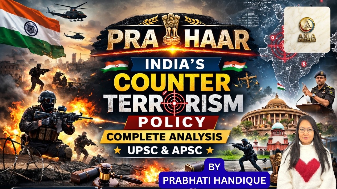 PRAHAAR 2026  India&rsquo;s Counter Terrorism Strategy | UPSC GS Paper III